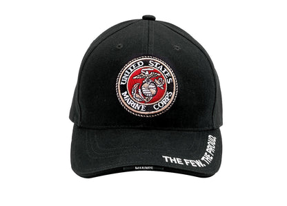 Deluxe Low Profile Cap With USMC Eagle, Globe & Anchor Logo