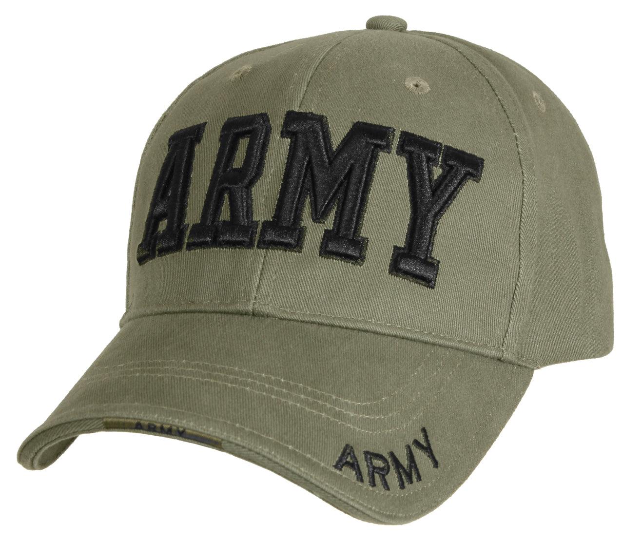 Rothco Deluxe Army Embroidered Low Profile Insignia Cap - Tactical Choice Plus