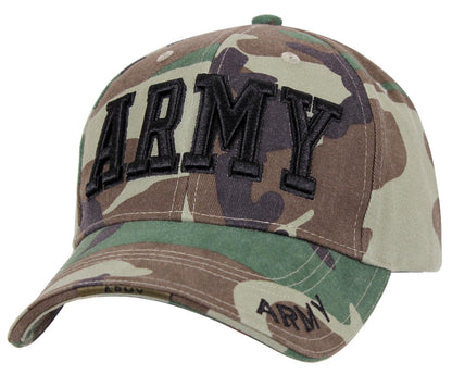 Rothco Deluxe Army Embroidered Low Profile Insignia Cap - Tactical Choice Plus