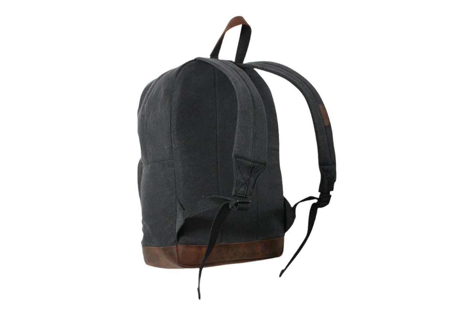 Vintage Canvas Teardrop Backpack With Leather Accents - Tactical Choice Plus