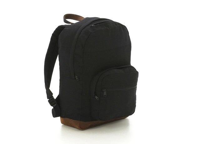 Vintage Canvas Teardrop Backpack With Leather Accents - Tactical Choice Plus