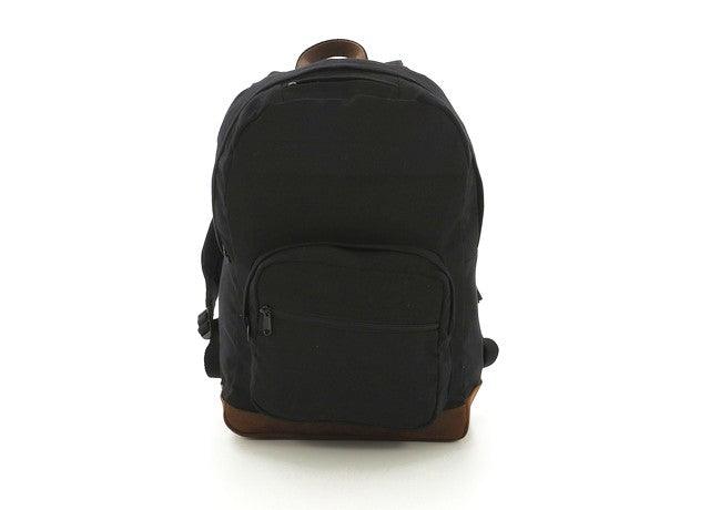 Vintage Canvas Teardrop Backpack With Leather Accents - Tactical Choice Plus