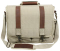 Rothco Vintage Canvas Pathfinder Laptop Bag With Leather Accents - Tactical Choice Plus