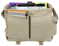 Rothco Vintage Canvas Pathfinder Laptop Bag With Leather Accents - Tactical Choice Plus