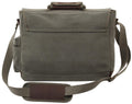 Rothco Vintage Canvas Pathfinder Laptop Bag With Leather Accents - Tactical Choice Plus