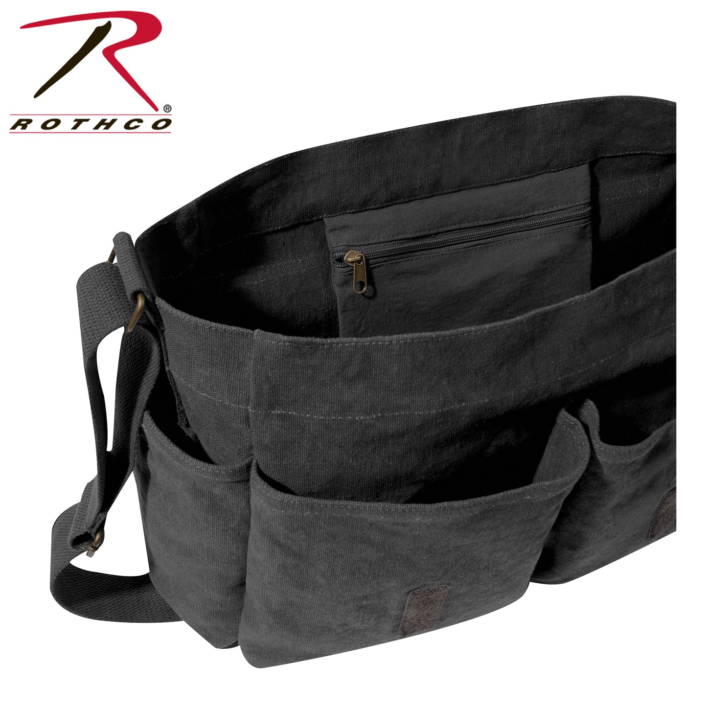 Classic Canvas Messenger Bag