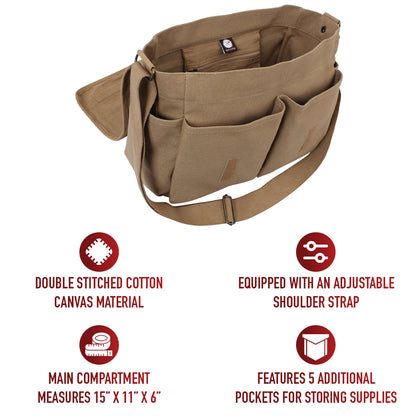 Classic Canvas Messenger Bag