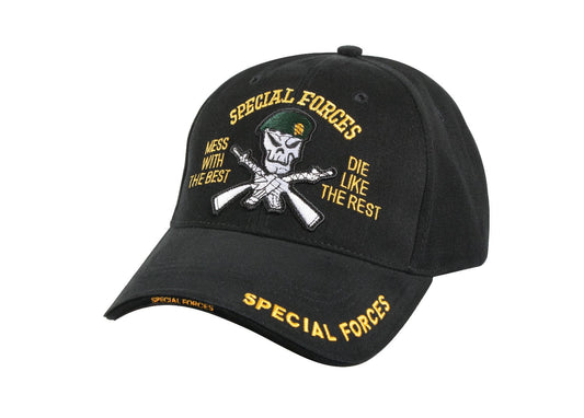 Deluxe Low Profile Special Forces Insignia Cap