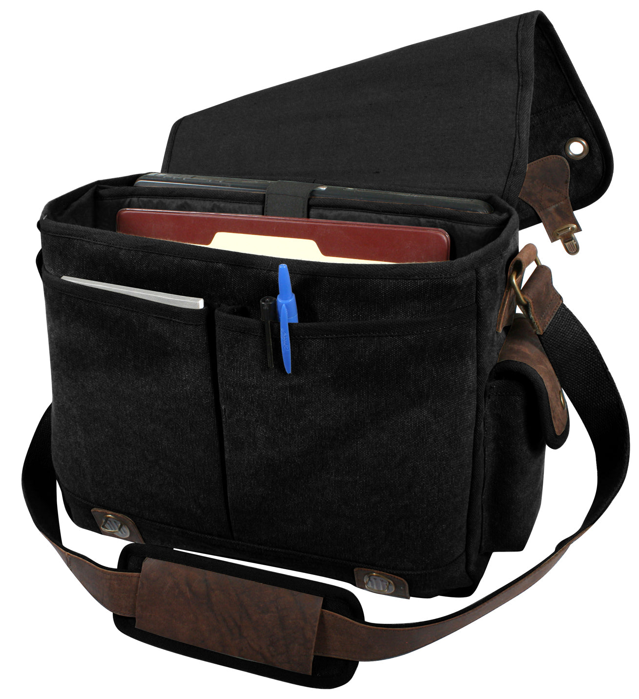 Vintage Canvas Compact Backpack
