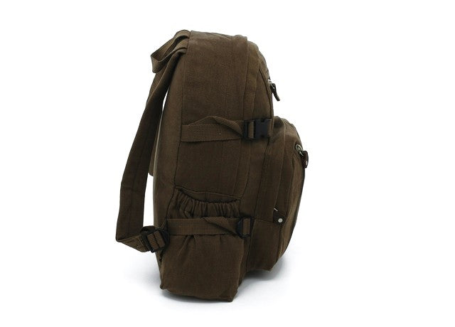 Vintage Canvas Compact Backpack