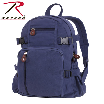 Vintage Canvas Compact Backpack