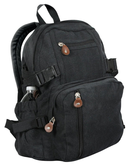 Rothco Vintage Canvas Compact Backpack - Tactical Choice Plus
