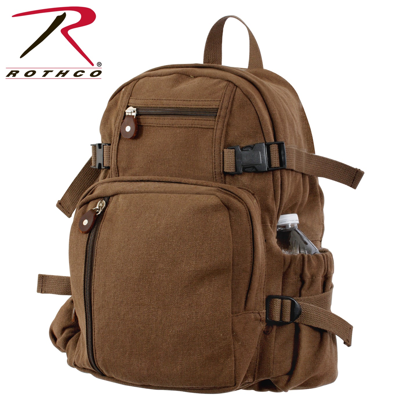 Vintage Canvas Compact Backpack