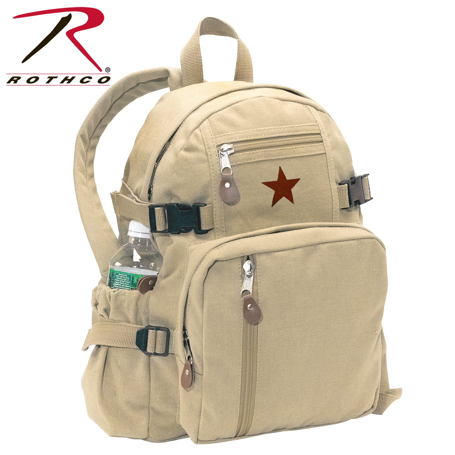 Vintage Canvas Compact Backpack