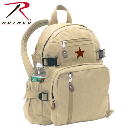 Vintage Canvas Compact Backpack