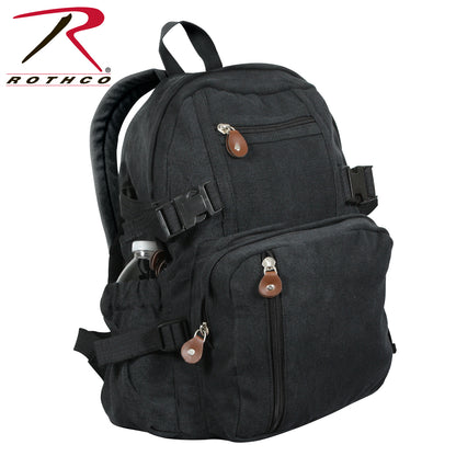 Vintage Canvas Compact Backpack