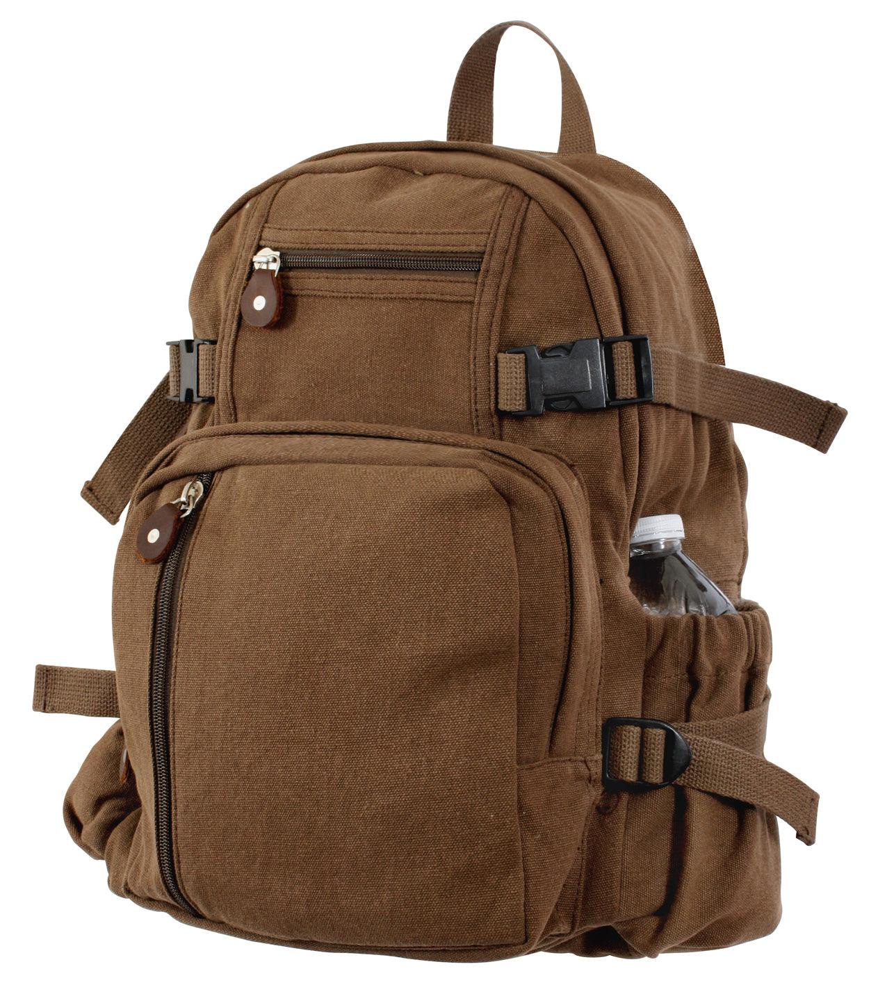 Rothco Vintage Canvas Compact Backpack - Tactical Choice Plus