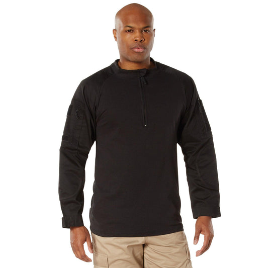 Rothco 1/4 Zip Military Fire Retardant NYCO Combat Shirt - Tactical Choice Plus