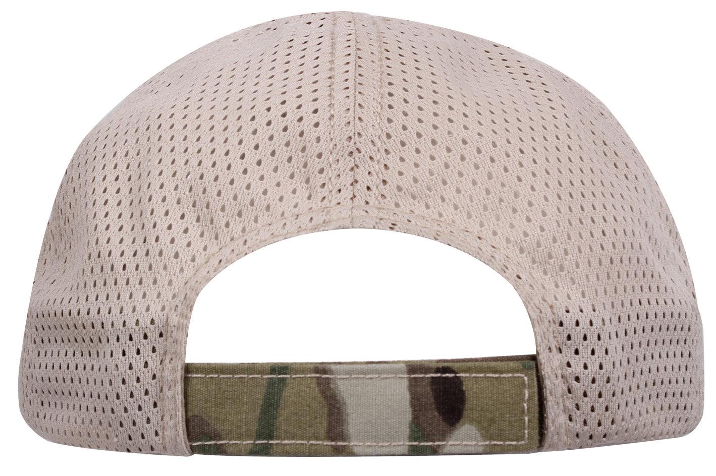 Tactical Mesh Back Cap With Embroidered US Flag - Tactical Choice Plus