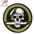 Rothco Military Skull & Knife Morale Patch - Tactical Choice Plus