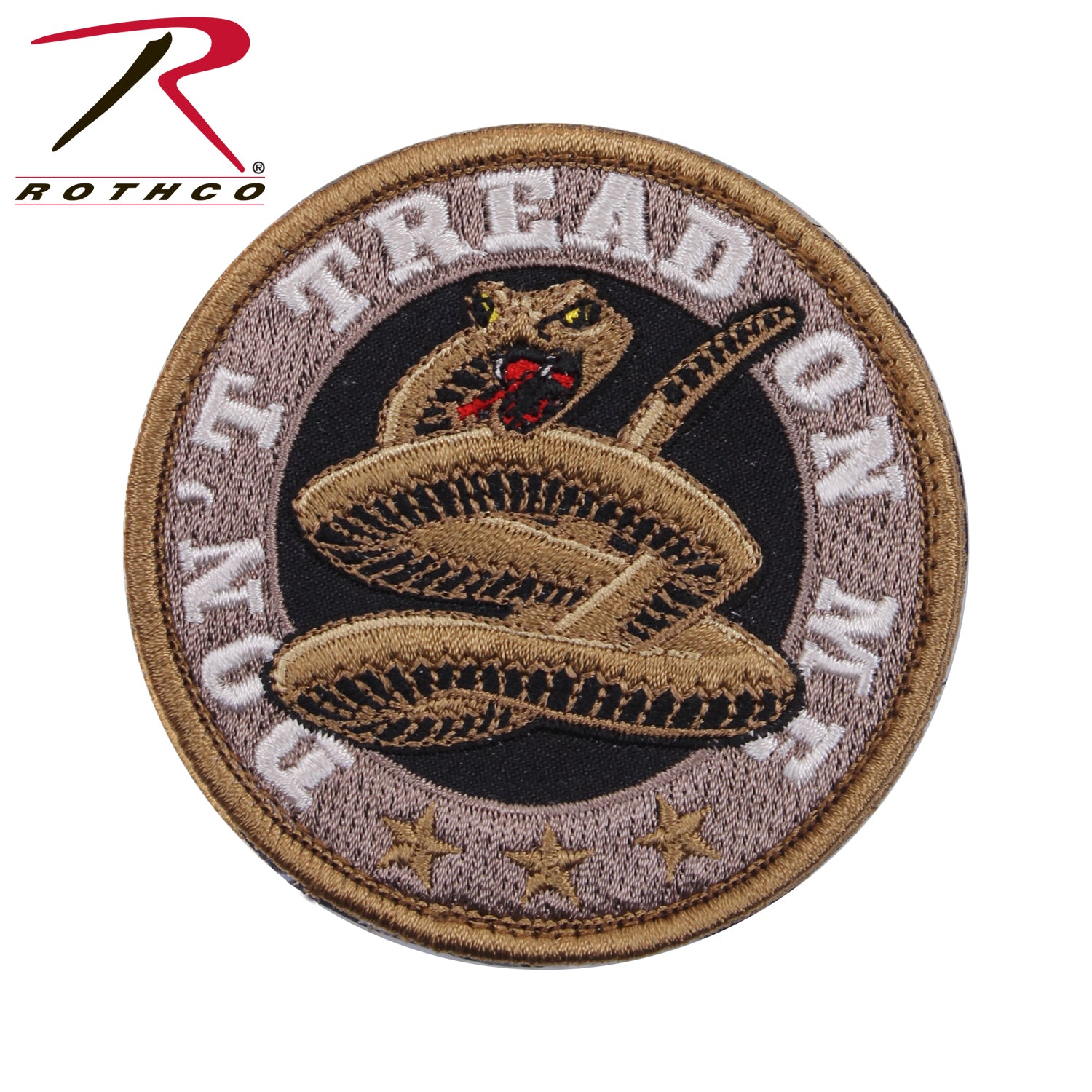 Rothco Don't Tread On Me Round Morale Patch - Tactical Choice Plus