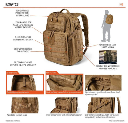 5.11 Tactical Rush24 2.0 Backpack