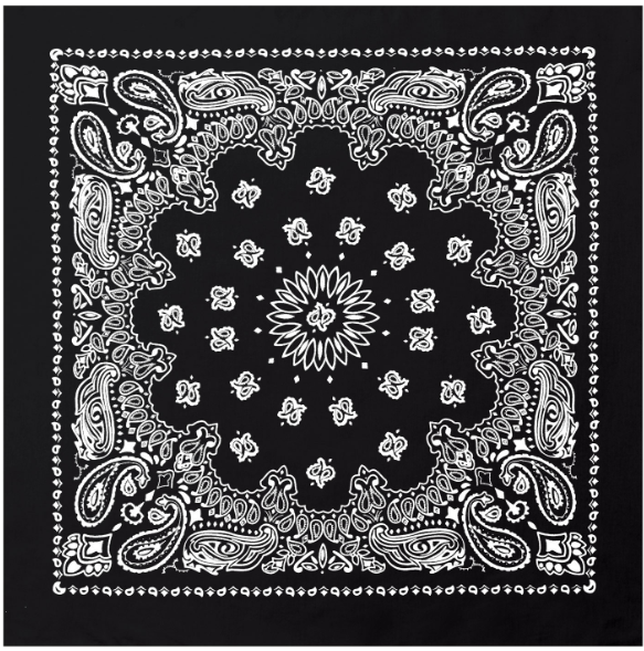 Trainmen Paisley Bandana - 22" X 22"