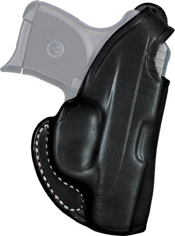 Desantis Maverick Holster Rh - Owb Leather S&w B-guard 380 Bl