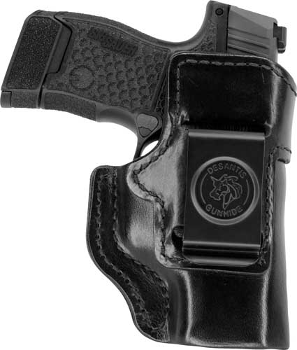 Desantis Inside Heat Holstr Rh - Iwb Leather M&p 380 Shld Ez Bl