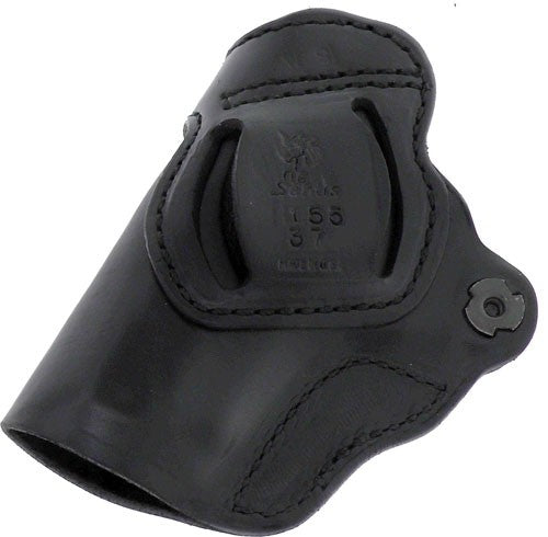 Desantis Criss-cross Holster - Owb Rh Leather Sig P365 Blk