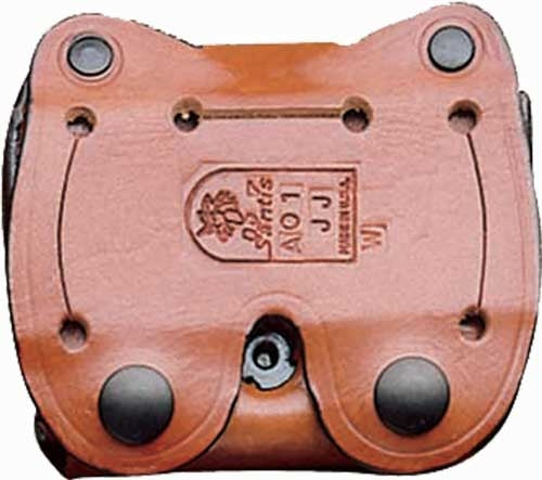 Desantis Double Mag Pouch Owb - Leather Sig P365 Tan