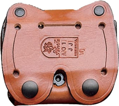 Desantis Double Mag Pouch Owb - Leather Single Stack 10/45 Tan