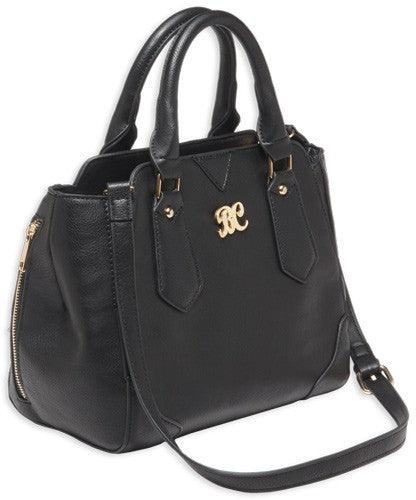 Bulldog Concealed Carry Purse - Satchel Black W/black Trim