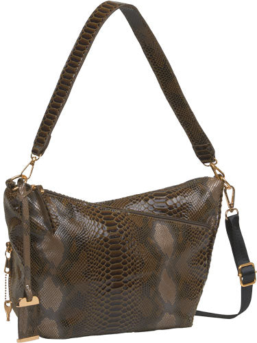 Bulldog Concealed Carry Purse - Conv Hobo/crossbody Snake