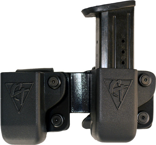 Comp-tac Twin Mag Pouch Belt - Clip Lsc #12 For M&p 9/40 Blk!