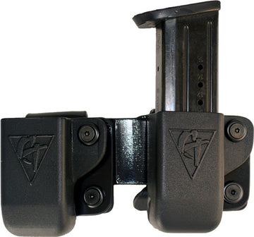 Comp-tac Twin Mag Pouch Belt - Clip Lsc #12 For M&p 9/40 Blk!