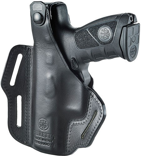 Beretta Holster Apx Belt Slide - Thumb Break Rh Leather Black