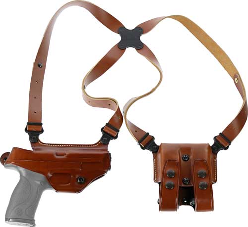 Galco Miami Shoulder System - Rh Leather S&w M&p 9/40 Tan<