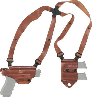 Galco Miami Ii Shoulder System - Rh Leather Sig P320f 9/40 Tan<