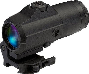 Sig Optics Juliet 4 Magnifier - 4x24 Powercam Qr Mount Black