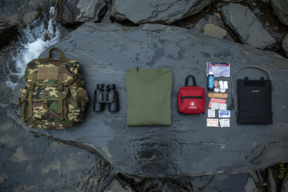 Hike & Explore Day Pack - Knolling