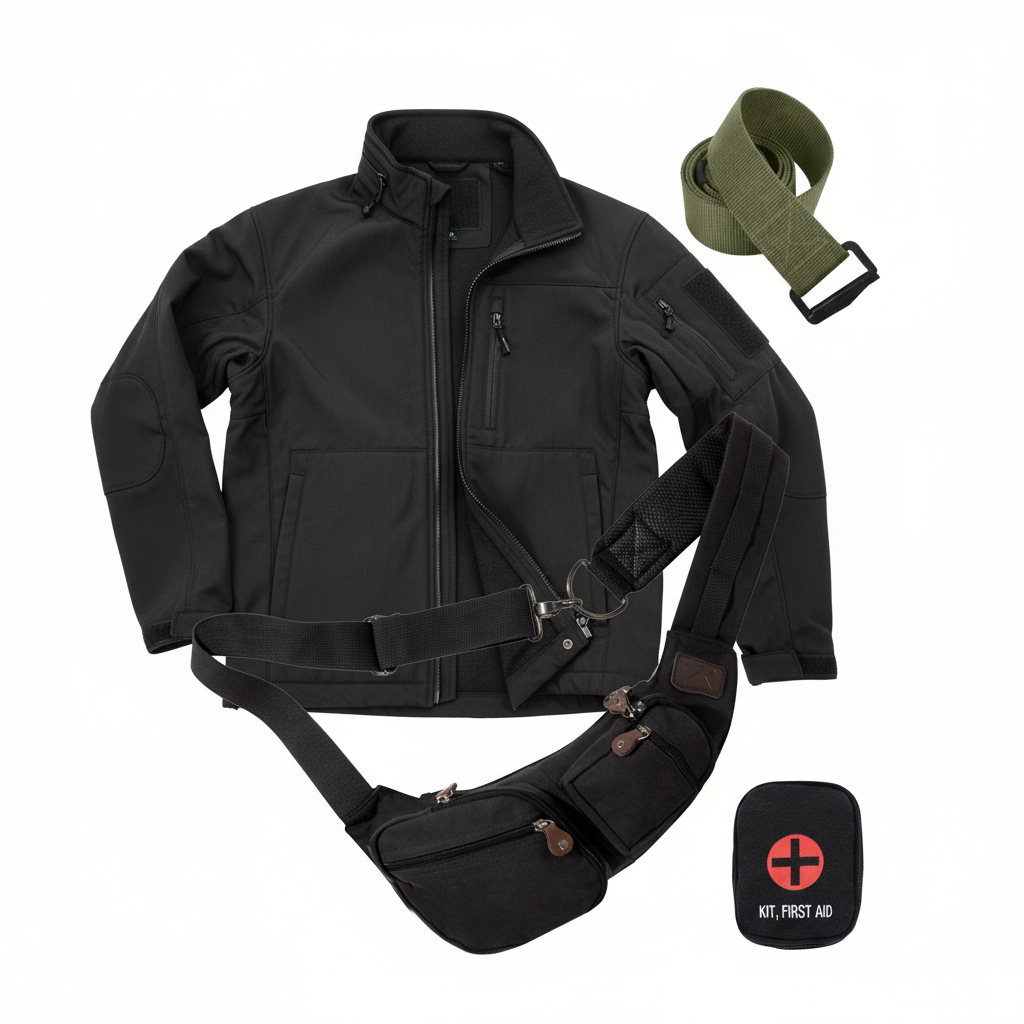 Get Home Safe Bundle - Complete flat lay showing all items