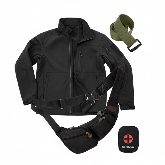 Get Home Safe Bundle - Complete flat lay showing all items