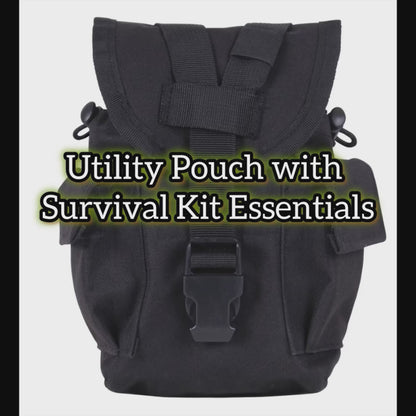 Utility Pouch with Survival Kit Essentials