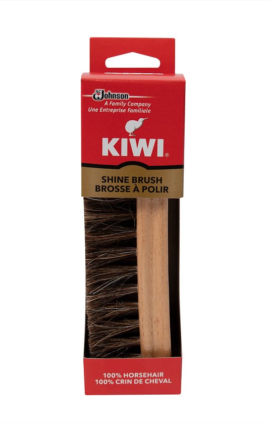 Kiwi Horse Hair Shine Brush - Tactical Choice Plus