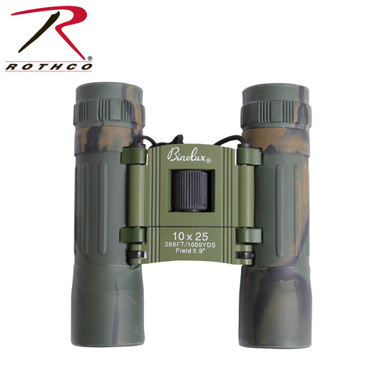 Rothco Camo Compact 10 X 25mm Binoculars - Tactical Choice Plus