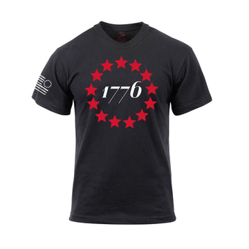 Rothco 1776 T-Shirt - Black - Tactical Choice Plus