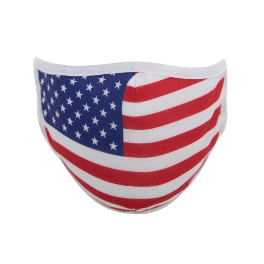 Rothco US Flag Reusable 3 Layer Facemask - Tactical Choice Plus