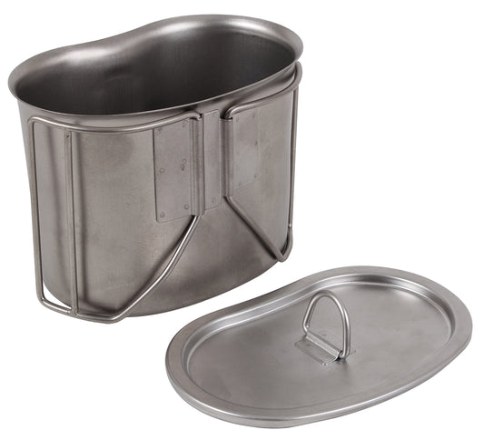 Rothco Stainless Steel Canteen Cup Lid - Tactical Choice Plus