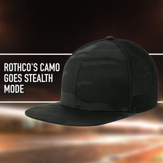 Rothco Midnight Camo Trucker Cap - Tactical Choice Plus